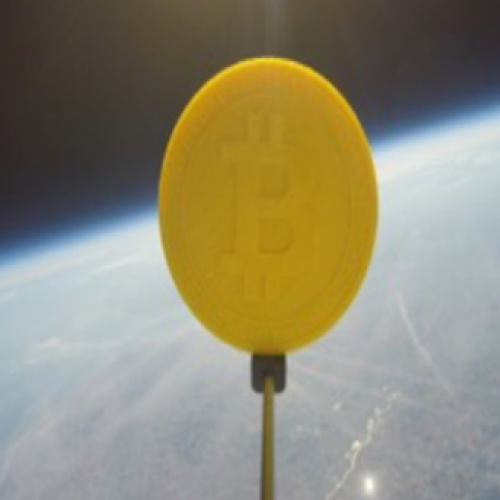 Primeiro Bitcoin enviado para o espaço