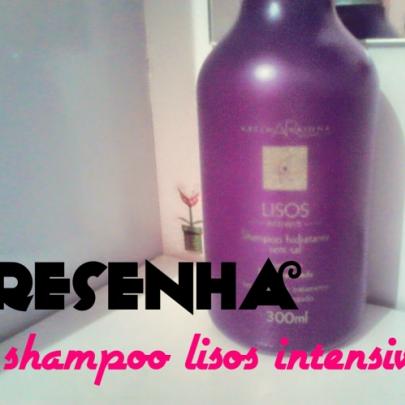 Resenha: Shampoo lisos intensive