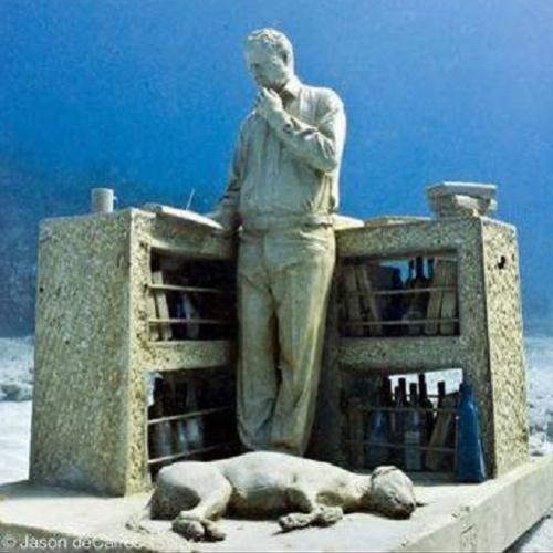 As mais incríveis estatuas submersas no oceano