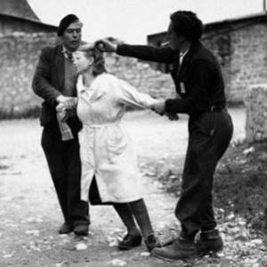 As mulheres francesas acusado de colaboração com os nazistas