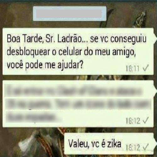 Recado ao ladrão.