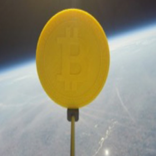 O primeiro Bitcoin enviado ao espaço