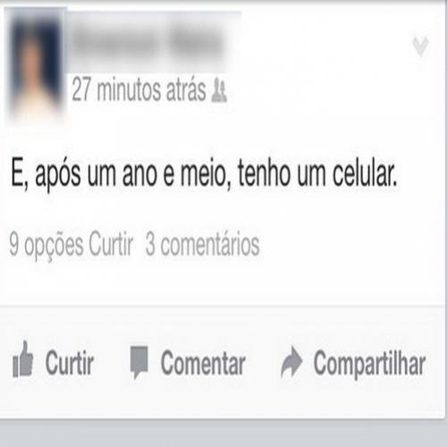 Coincidência no feed do facebook