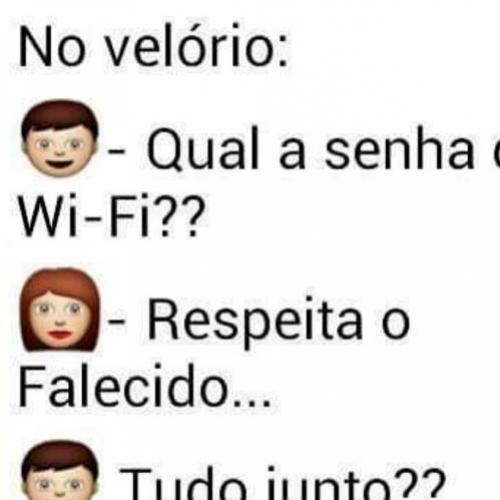 No velório...