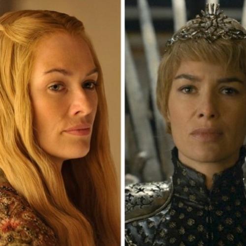 A mudança do elenco de Game of Thrones do 1ª ao último episódio