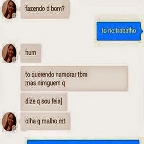 Estou querendo namorar, mas dizem que sou feia...