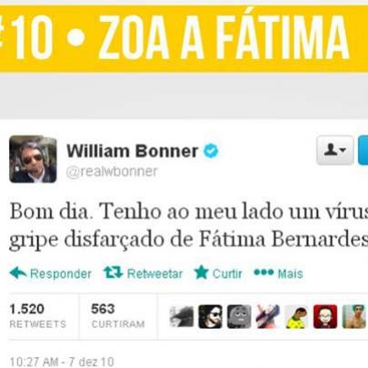 11 motivos para seguir William Bonner no Twitter