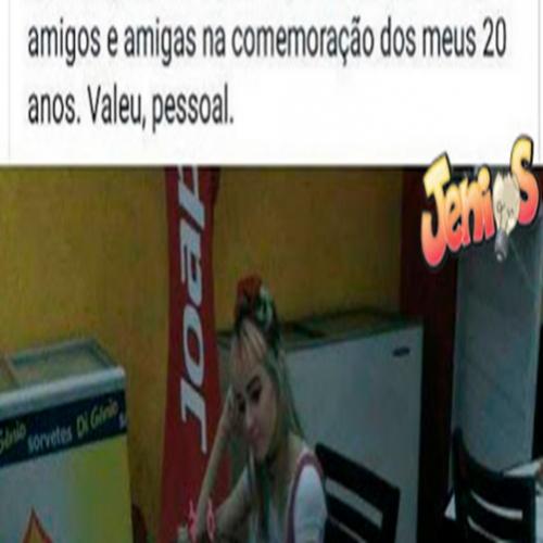 Obrigado a todos que não compareceram na minha festa