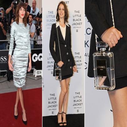 Clutch da Chanel que imita vidro de perfume faz sucesso entre famosas