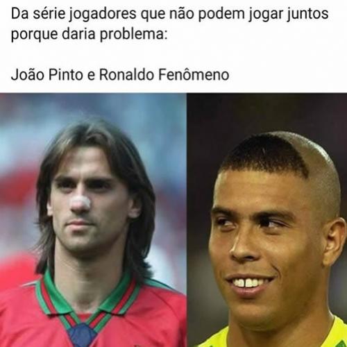 Da série jogadores que não podem jogar juntos porque daria problema