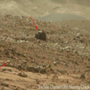 Fotos do Curiosity apontam objetos estranhos em marte