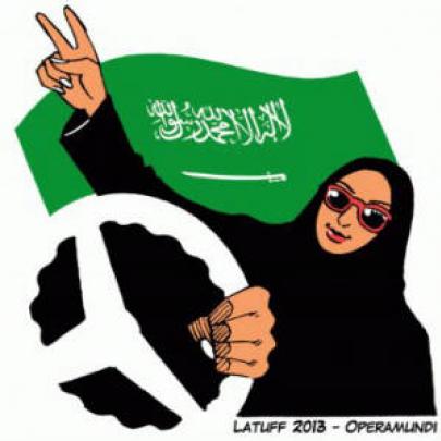 Mulheres desafiam a proibição de dirigir na Arábia Saudita
