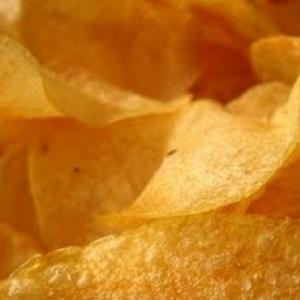 Batata frita chips de mandioquinha