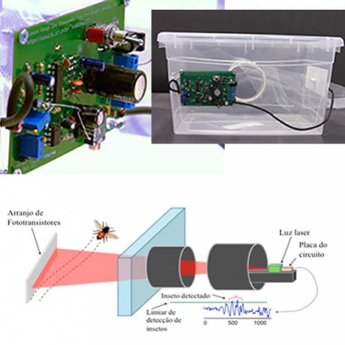 Dengue: 	  Sensor identifica insetos pelo batimento das asas