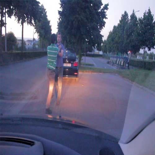 Agressão Violenta no transito