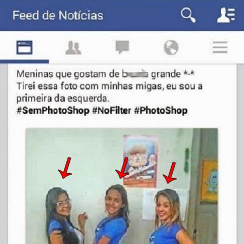 Sou a da esquerda, #sem photoshop