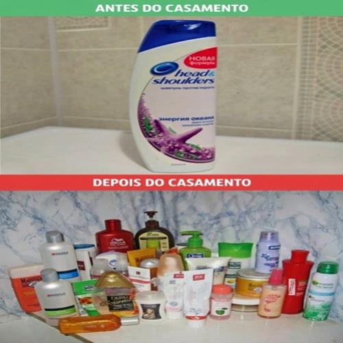 8 Imagens antes e depois do casamento