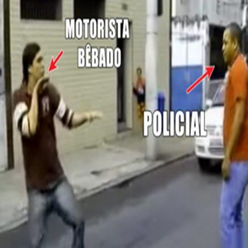 Bêbado atinge carro de Policial voltando de festa