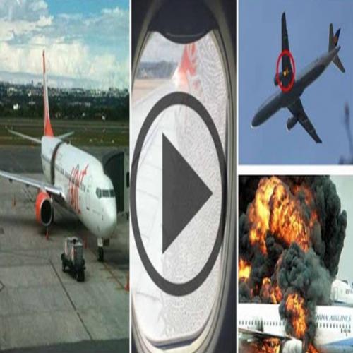 “Chocante” Passageiro grava momento em que turbina de avião pega fogo 