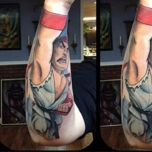 As duas tatuagens mais criativas do Street Fighter