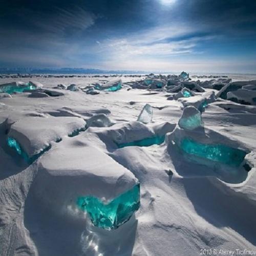 Belíssimas imagens de lagos congelados