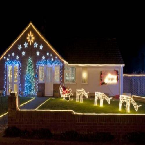 Dez decorações exteriores para o Natal
