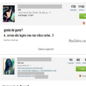 As melhores e piores resposta no Ask.FM