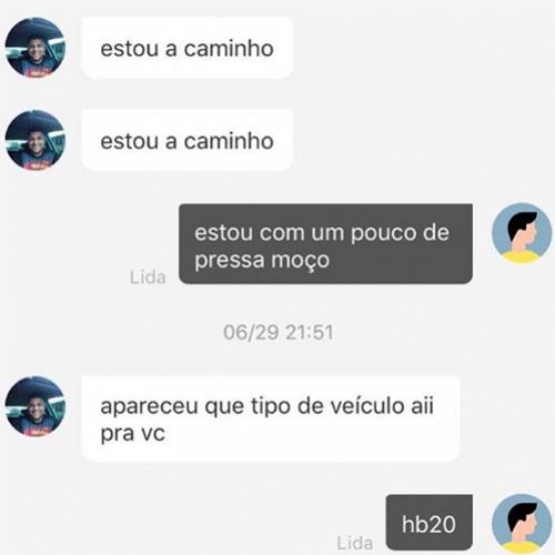 O dia que um apressadinho tomou dormindo do Uber