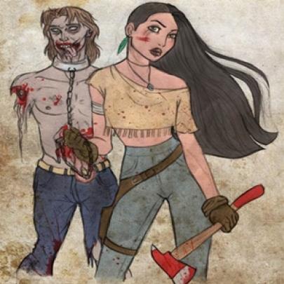 Personagens da Disney versão The Walking Dead