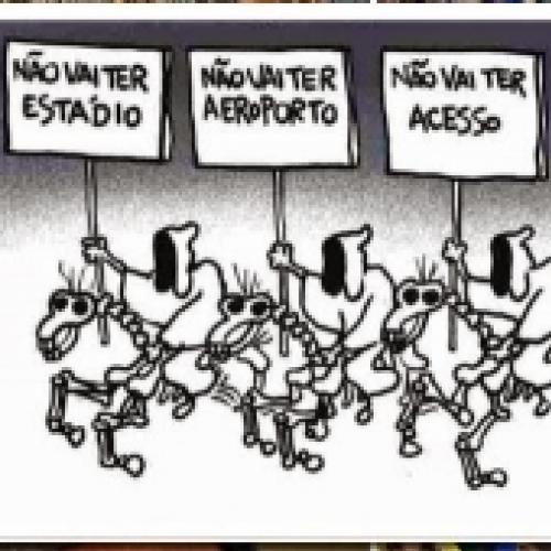 Charge histórica de Laerte resume toda uma época 