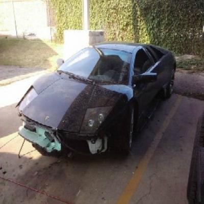 Lamborghini Gallardo Destruída 