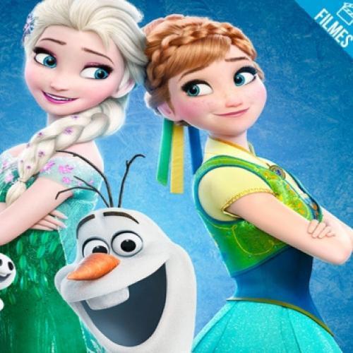 Cartaz de Frozen: Febre Congelante, curta de animação da Disney