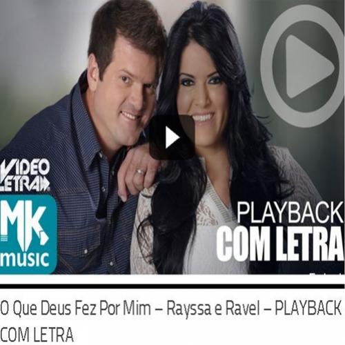 O Que Deus Fez Por Mim – Rayssa e Ravel 