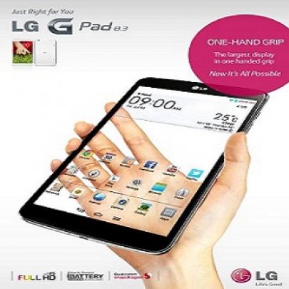 LG lança Tablet impressionante com tela de 8.3 polegadas