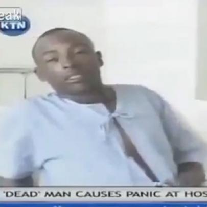Queniano declarado morto acorda em necrotério