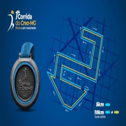 Inscrições para corrida de 90 anos do Crea-MG se encerram na próxima q