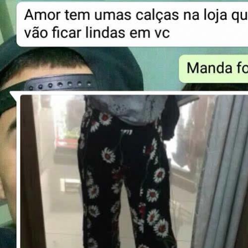 Amor na loja tem uma calça linda