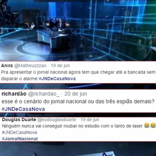 Os melhores memes sobre o novo cenário do Jornal Nacional