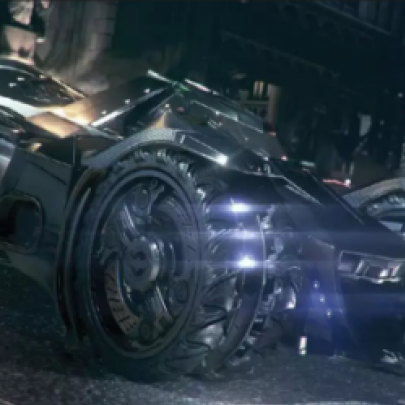 O Batmóvel de “Batman: Arkham Knight”