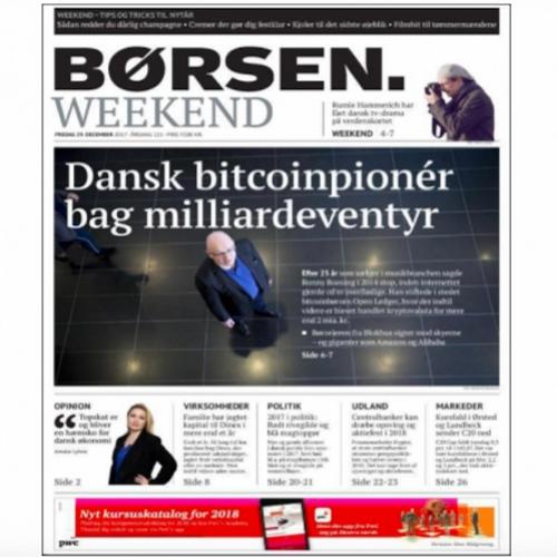 Ronny boesing, dinamarquês pioneiro do bitcoin, está por trás da start