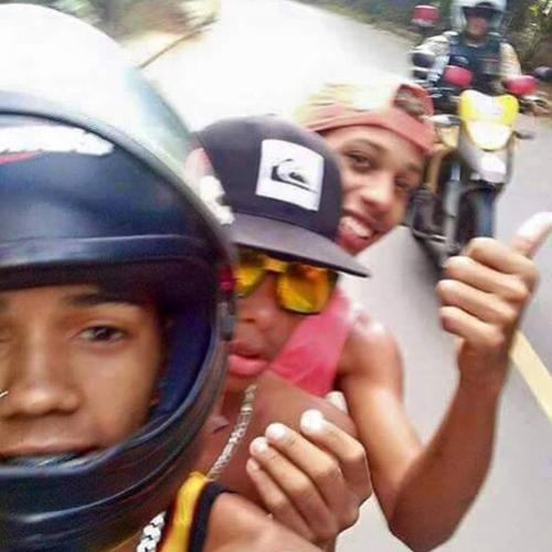 Última Selfie antes da moto ser apreendida