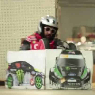 Razor Crazy Cart faz um vídeo/tributo bem humorado ao piloto Ken Block