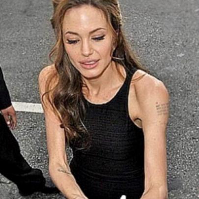 Magreza de Angelina Jolie choca internautas; veja fotos