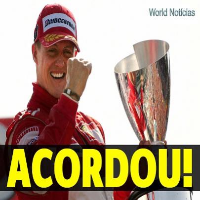 Michael Schumacher acorda do coma após acidente.