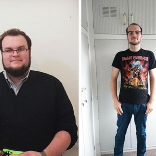 Antes e Depois de 24 homens que emagreceram tanto que nem parecem eles