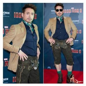 Robert Downey Jr. arrasa na estreia do “Homem de Ferro 3″ em Munique, 