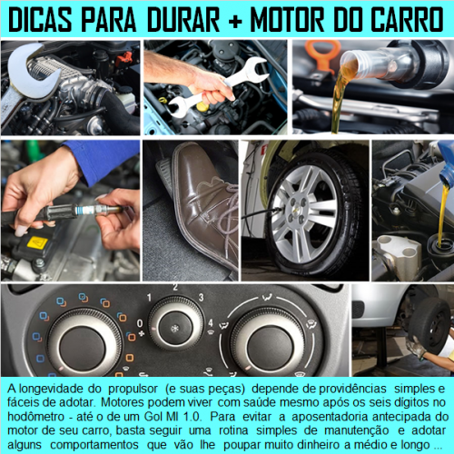 Dicas para o motor do carro durar mais