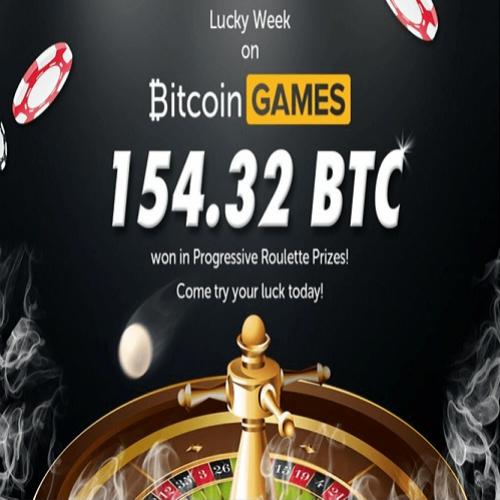 Jogo progressive roulette da bitcoin games paga 154,32 btc em prêmios 