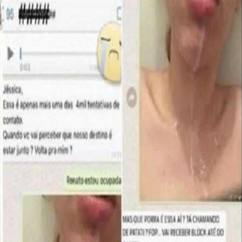 A macabra e nojenta vingança de uma ex-namorada pelo whatsapp !!