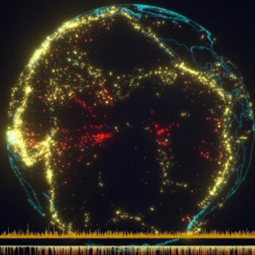 Mapa mostra 120 anos de terremotos ao redor do globo